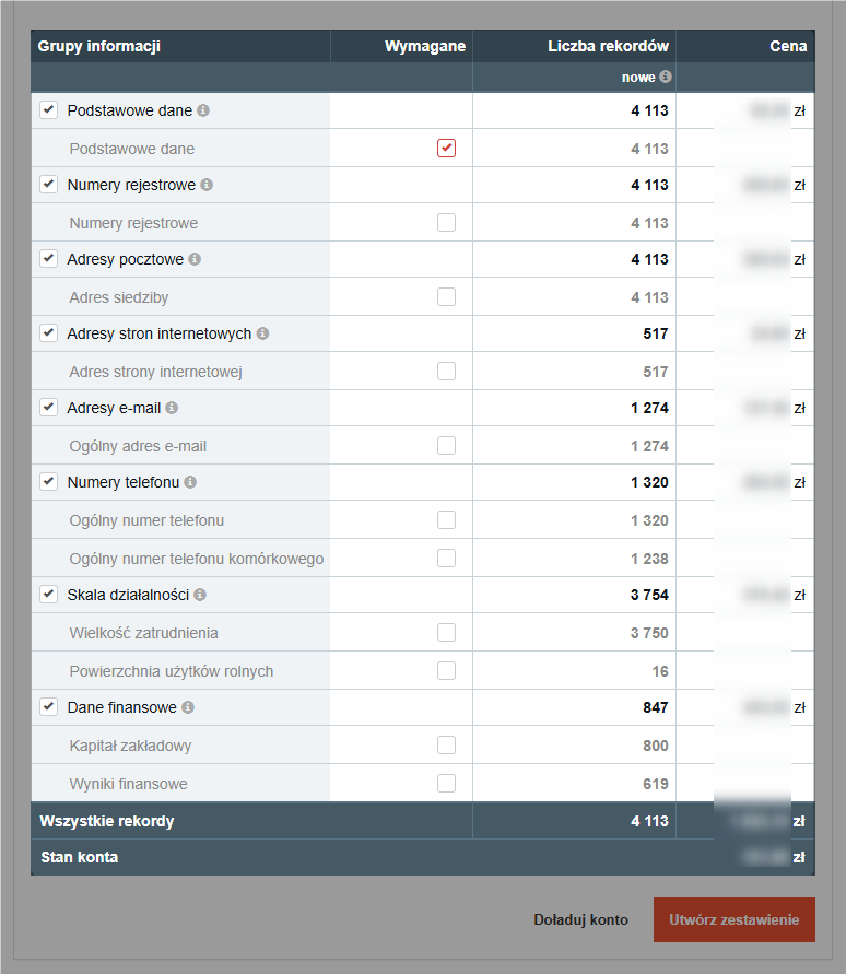 Screenshot 11 - How to order a database from the catalog