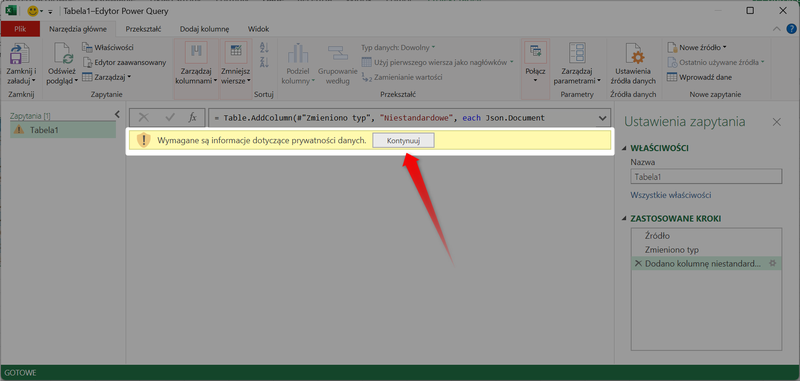 Screenshot 13 - How to retrieve data from the MGBI API using Power Query in Microsoft Excel