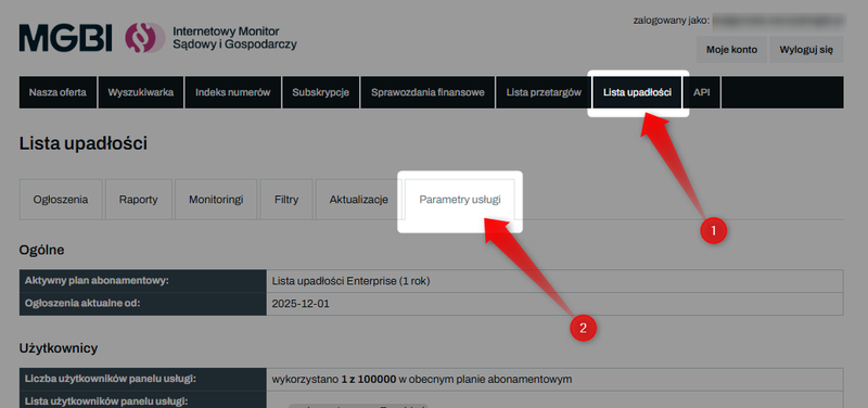 Screenshot 1 - How to retrieve the content of a debtor's notices via the API