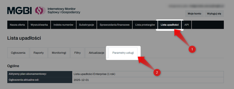 Screenshot 1  - How to check your usage limits