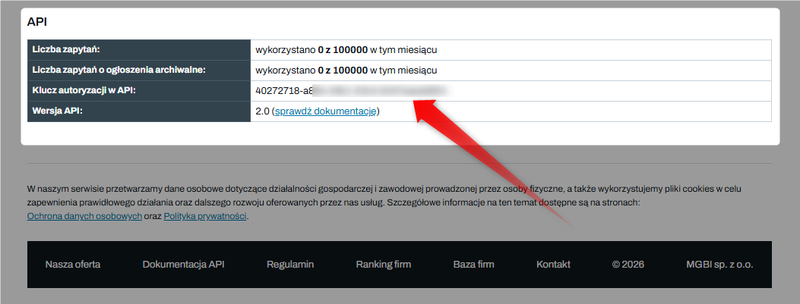 Screenshot 2 - How to retrieve ad content for a selected time period via the API
