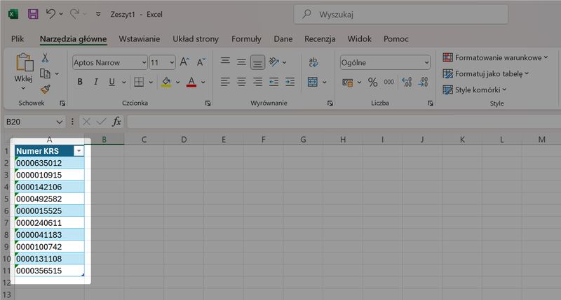 Screenshot 3 - How to retrieve data from the MGBI API using Power Query in Microsoft Excel