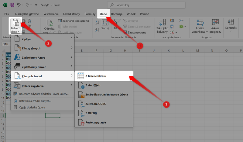 Screenshot 4 - How to retrieve data from the MGBI API using Power Query in Microsoft Excel